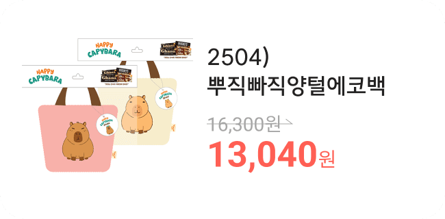 2504)뿌직빠직양털에코백