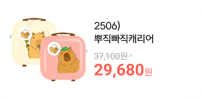 2506)뿌직빠직캐리어