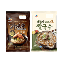CJ)가쓰오우동2인분 베트남쌀국수2인분