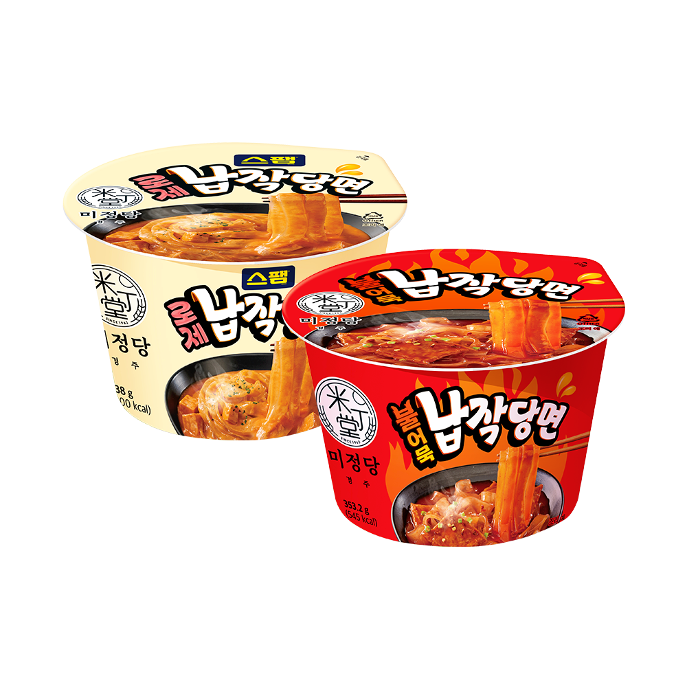 미정당 불어묵납작당면 스팸로제납작당면