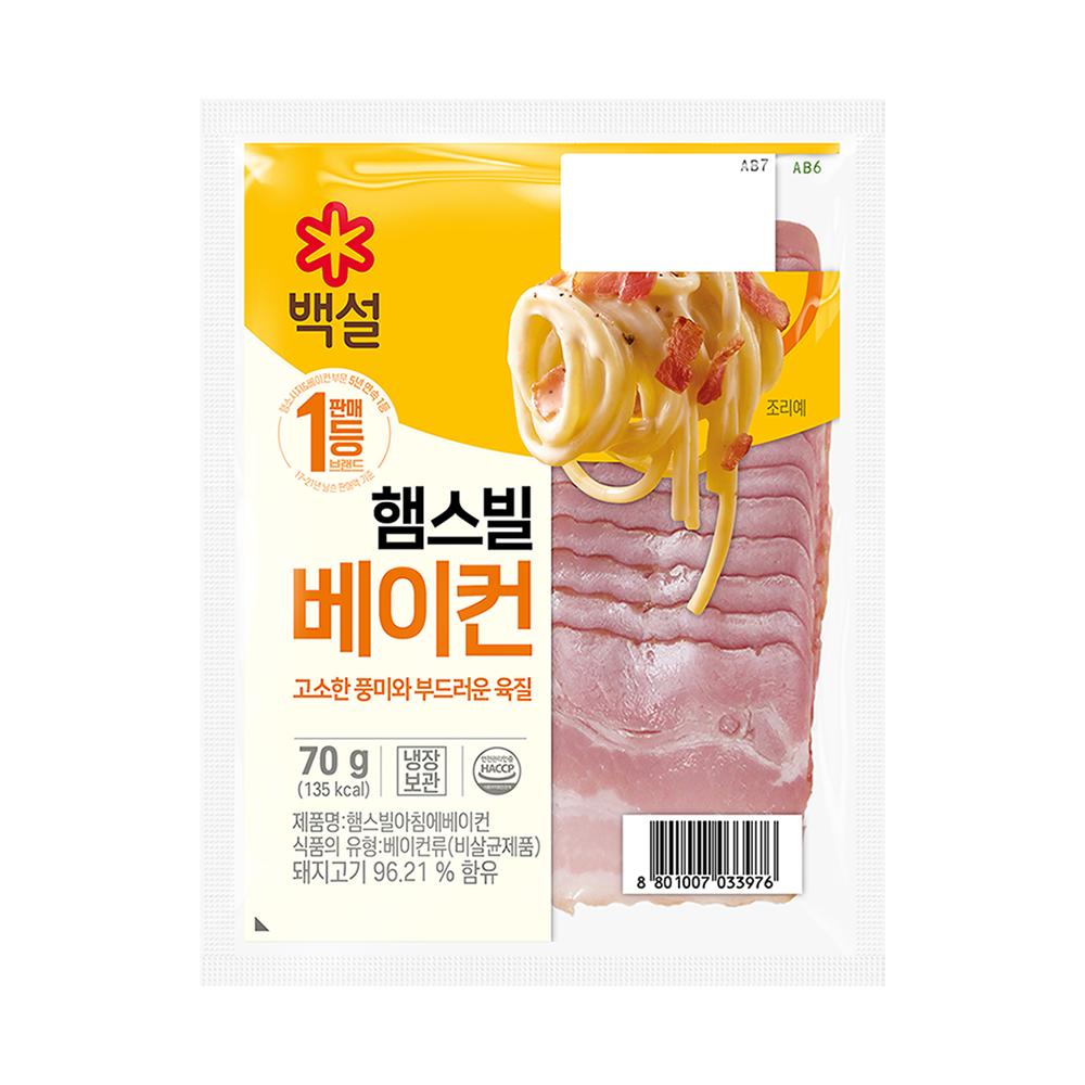 CJ)햄스빌아침베이컨70g