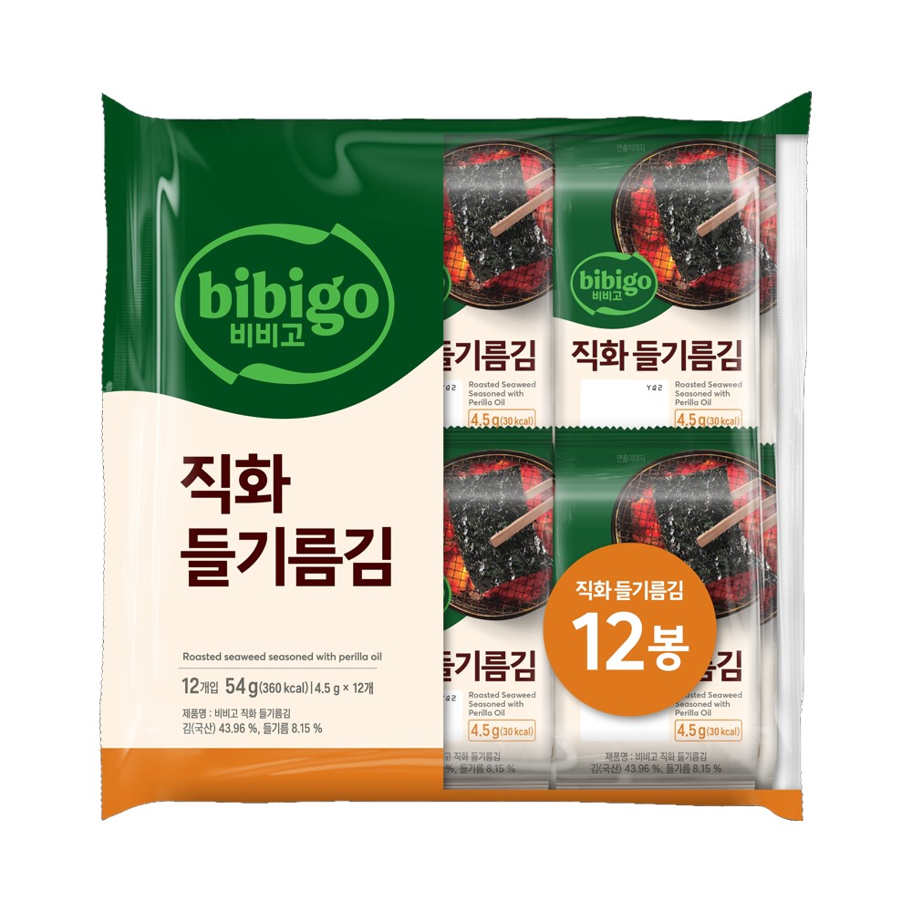 CJ)비비고들기름김12입