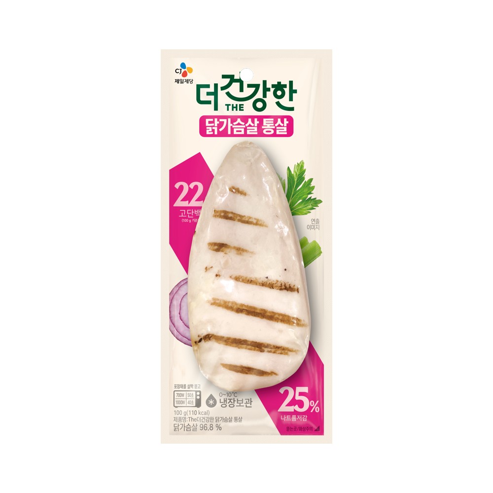 CJ)닭가슴살통살구이100g