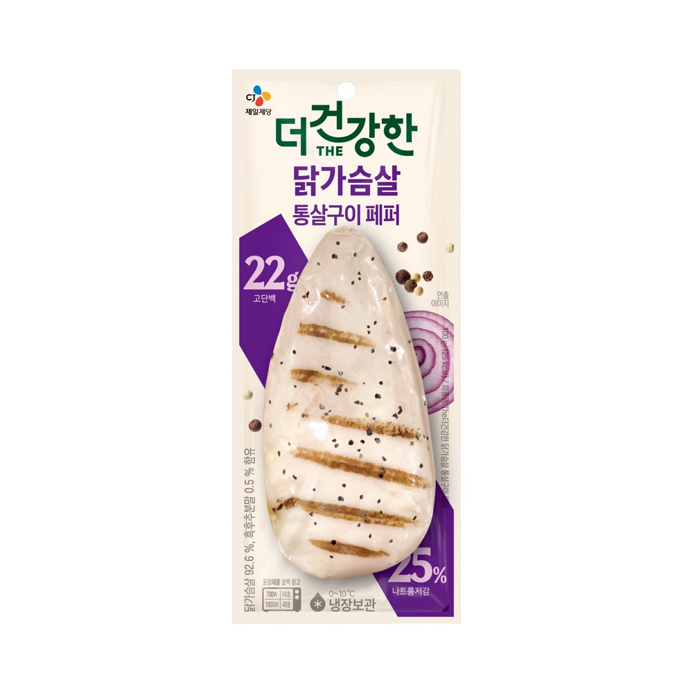 CJ)닭가슴살통살페퍼100g