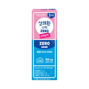 상쾌환)복숭아제로스틱3입