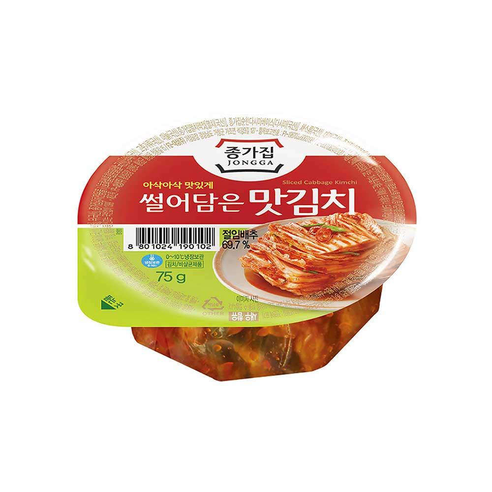 대상)종가집맛김치용기75g