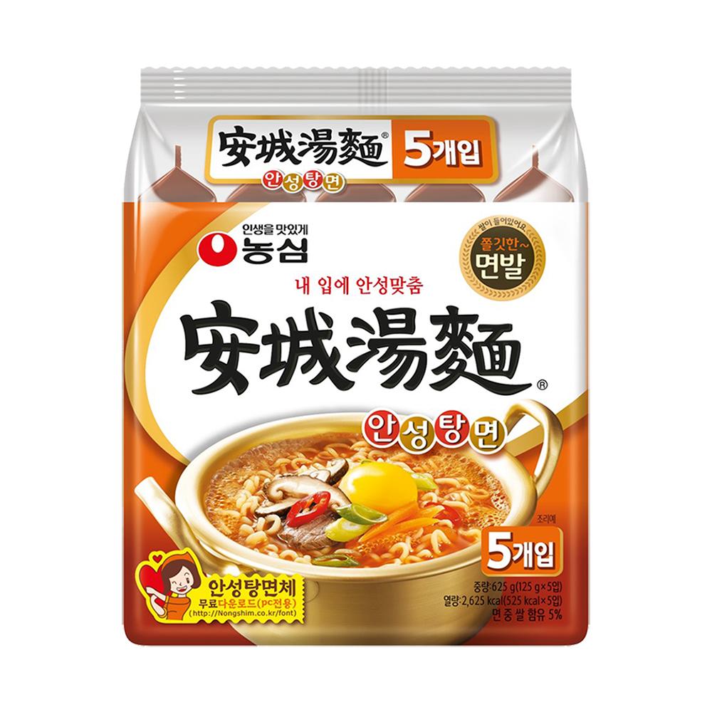 농심 안성탕면5입