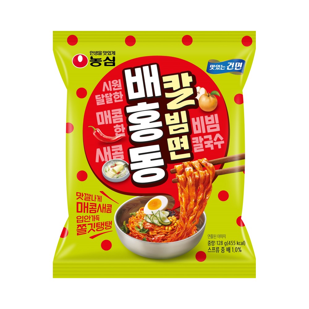 농심)배홍동칼빔면봉지