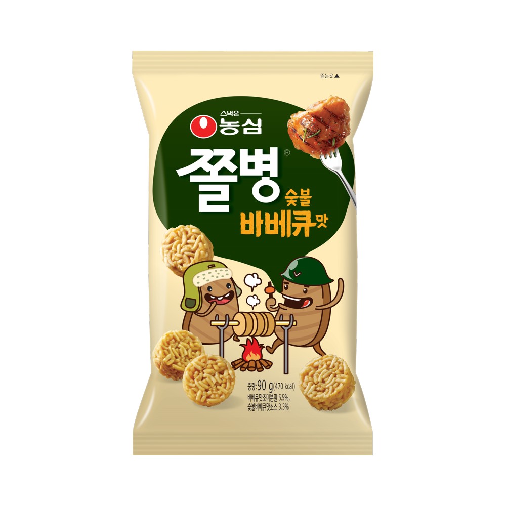 농심)쫄병바베큐맛82g