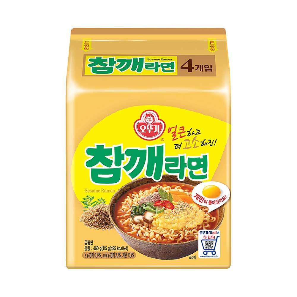 오뚜기 참깨라면4입