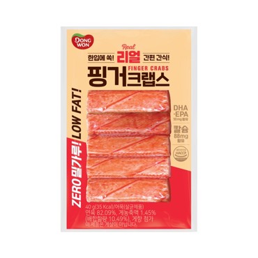 동원)리얼핑거크랩스40g