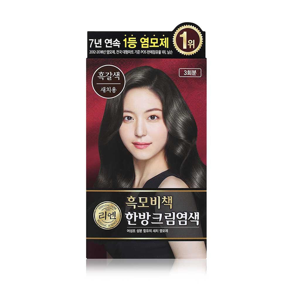 리엔)크림염색제흑갈색