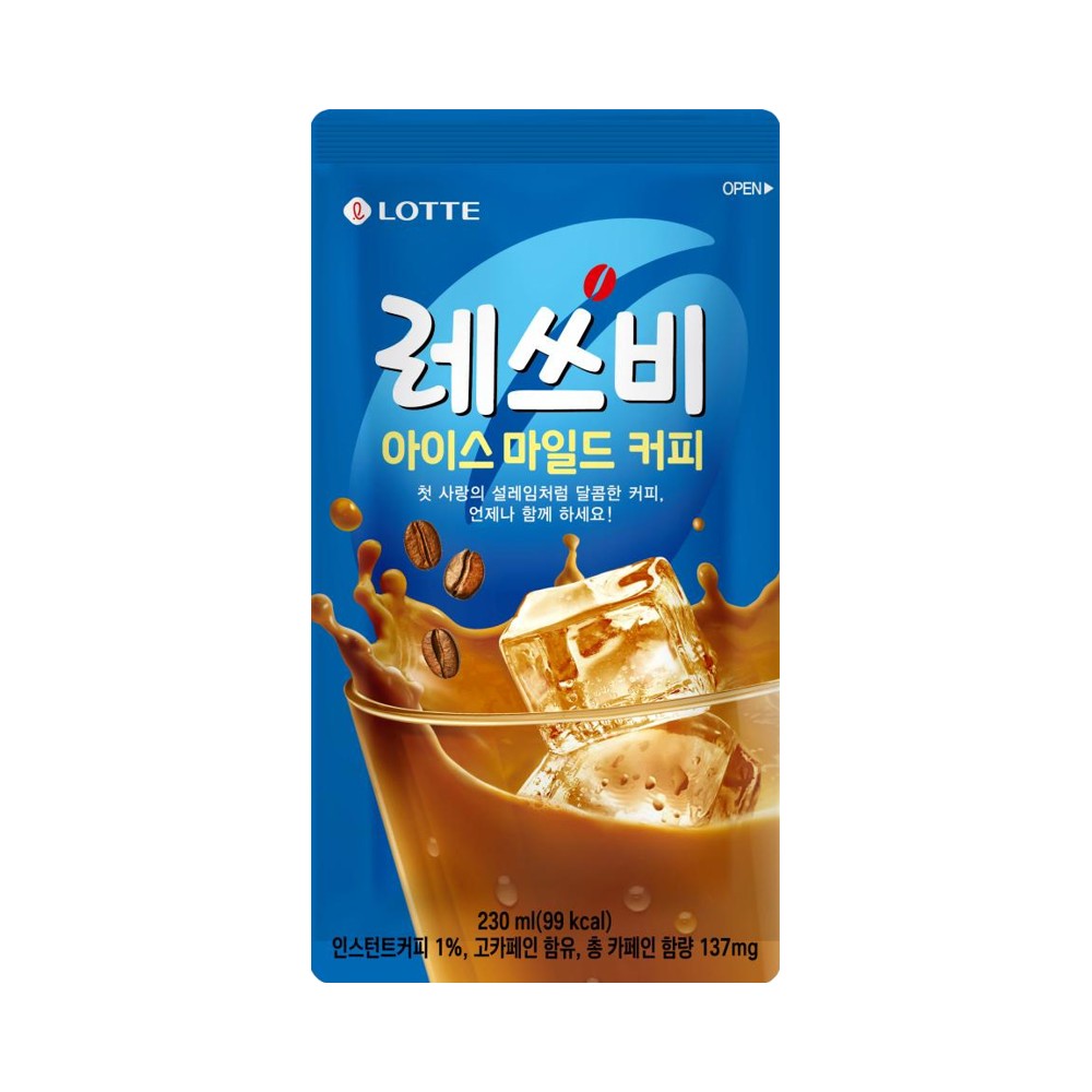 롯데)레쓰비마일드230ml