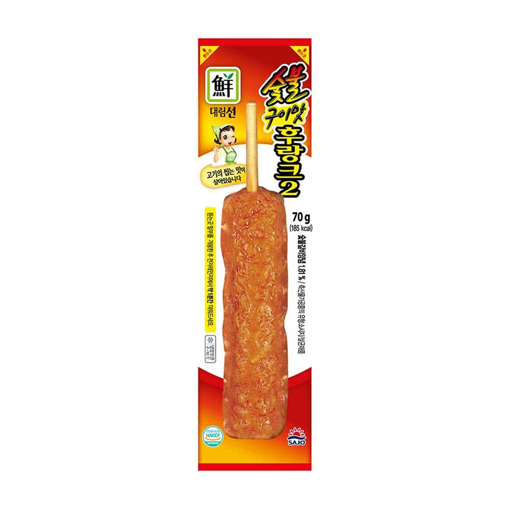 사조)숯불후랑크꼬치바70g