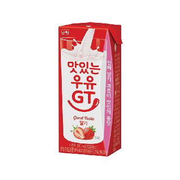 남양)맛있는우유딸기180ml