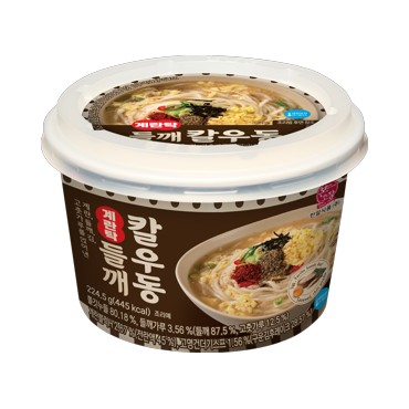 한일)계란탁들깨칼우동