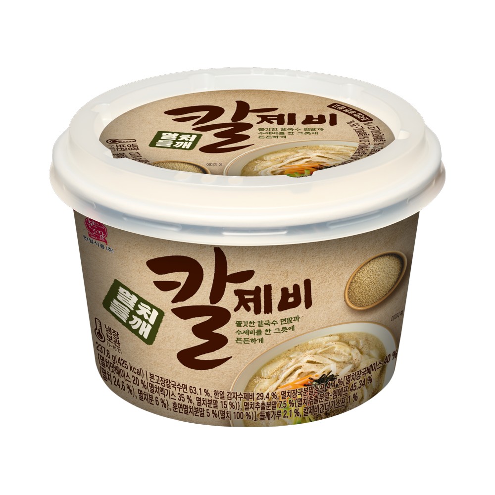 한일)들깨멸치칼제비컵