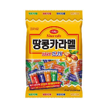 크라운)땅콩카라멜봉지