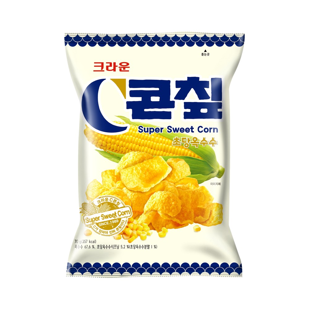 크라운)콘칩초당옥수수70g
