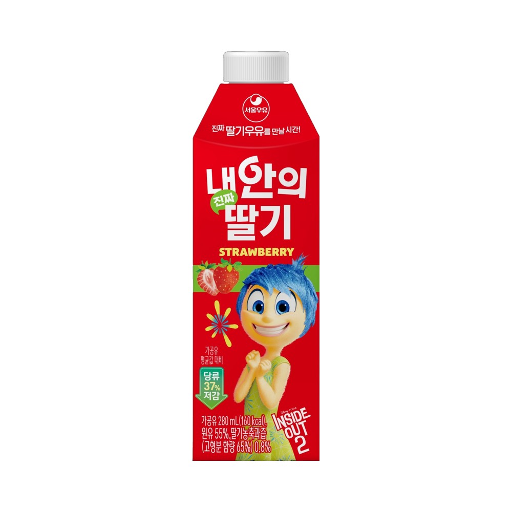 서울)내안의진짜딸기280ml