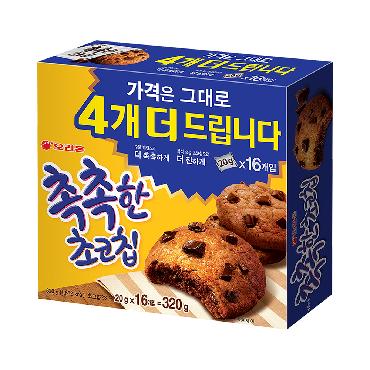 오리온)촉촉한초코칩16입