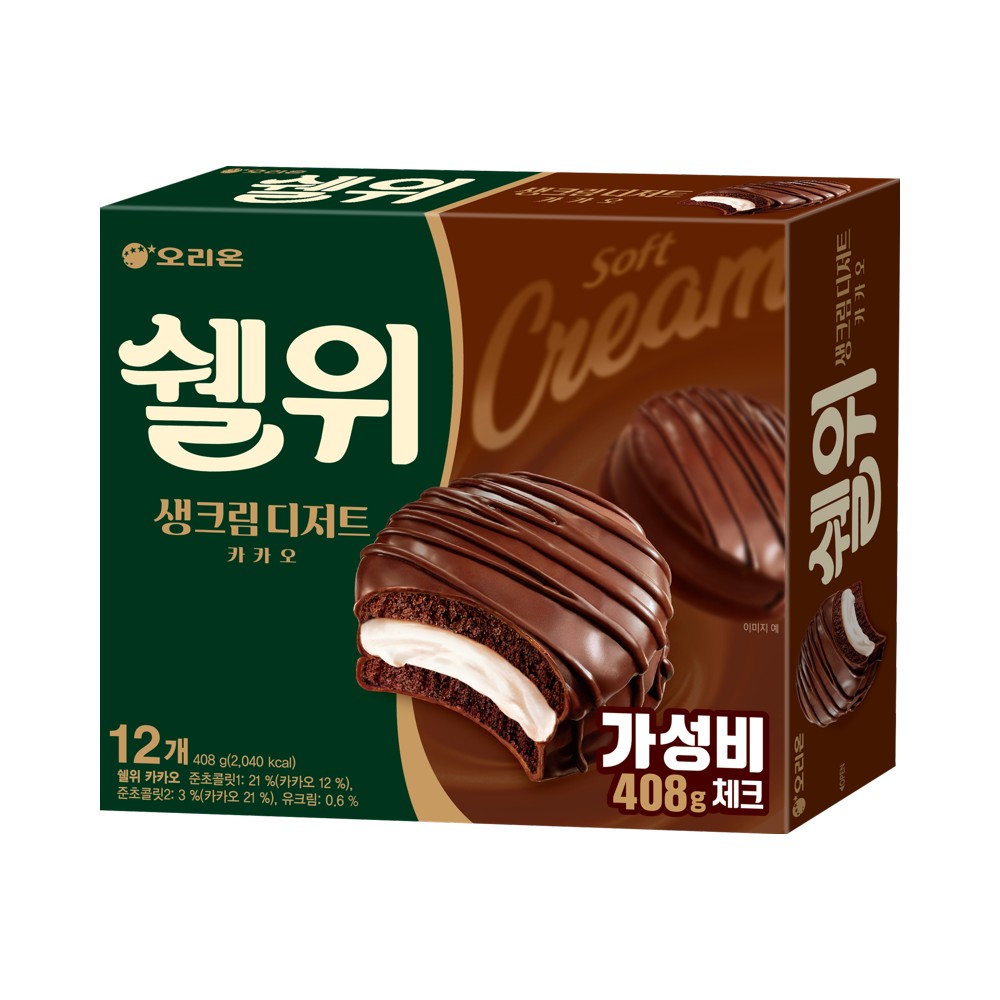 오리온)쉘위카카오12입
