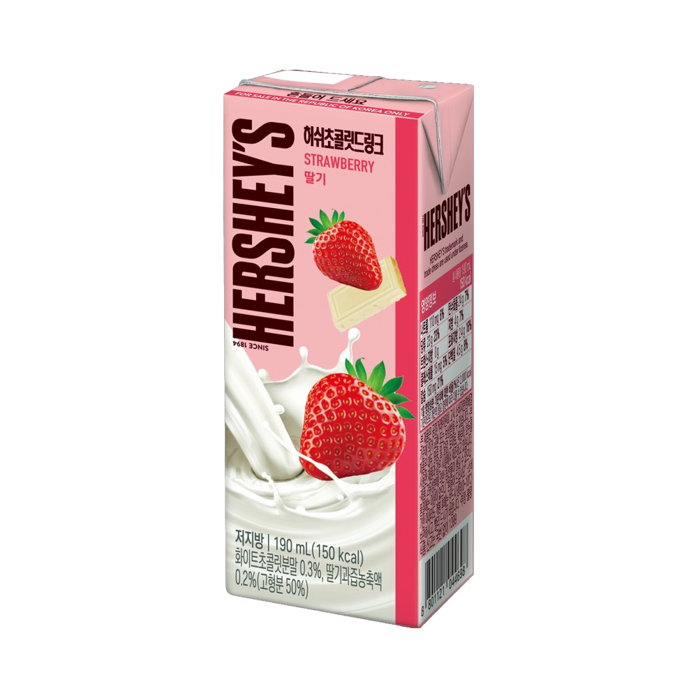 매일)허쉬초코딸기190ml