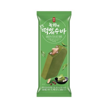 서주)녹차에통팥떡있수바