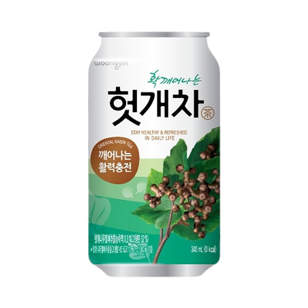 웅진)헛개차캔340ml
