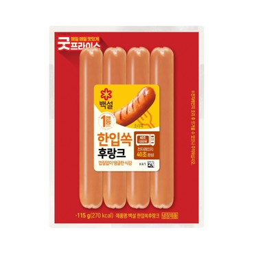 CJ)백설한입쏙후랑크115g