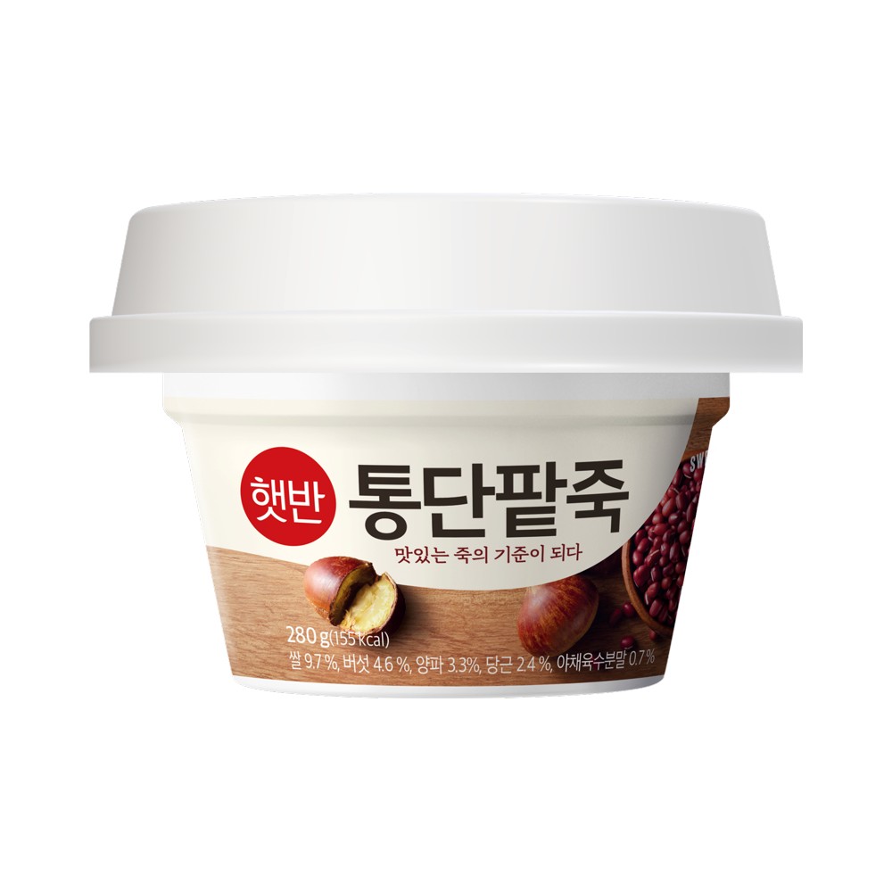 CJ)햇반통단팥죽