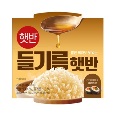 CJ)들기름햇반200g