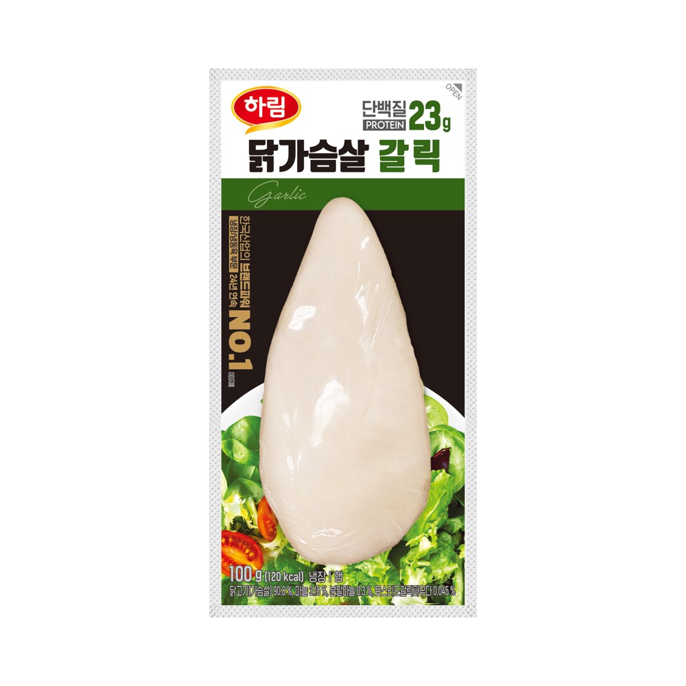 하림)닭가슴살갈릭100g