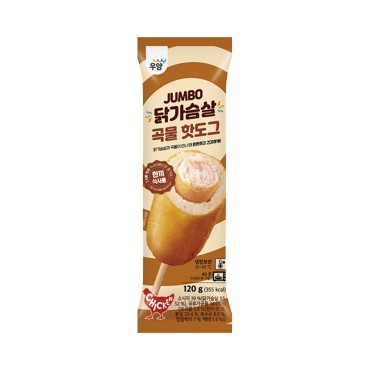 우양)닭가슴살곡물핫도그