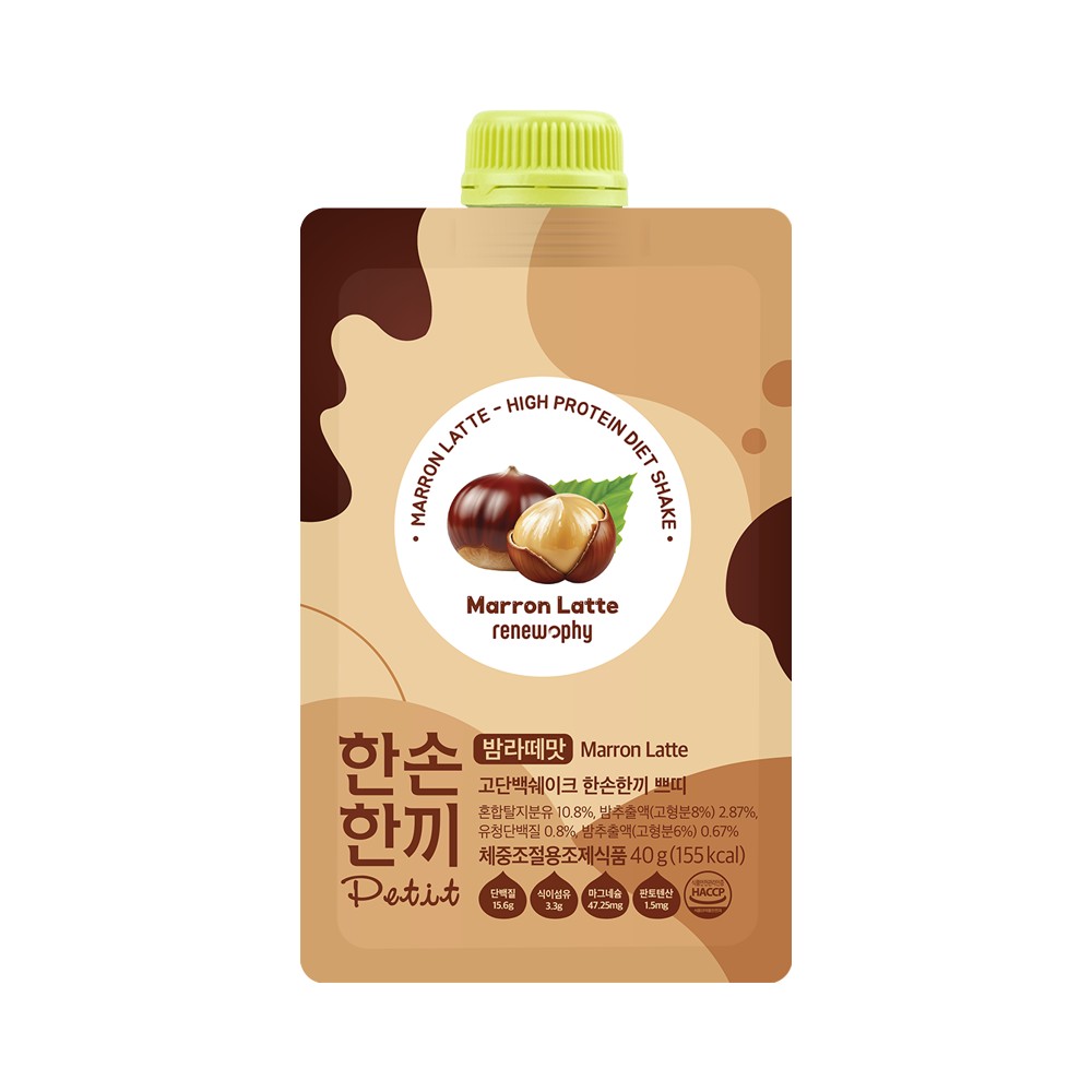 리뉴)한손한끼밤라떼40g