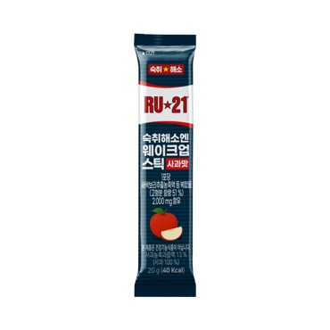 RU21)웨이크업스틱사과맛