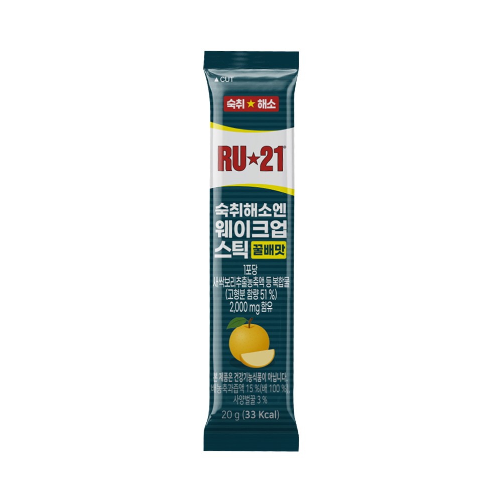 RU21)웨이크업스틱꿀배맛