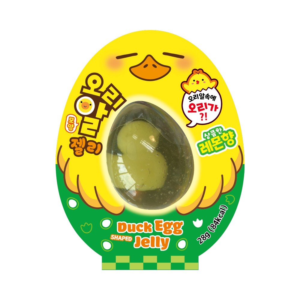 비이)오리알모양젤리