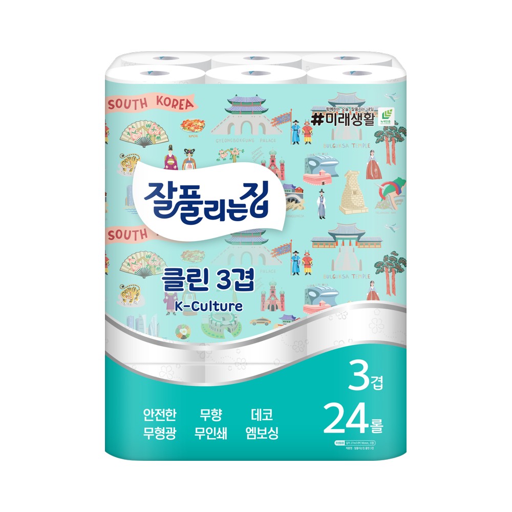 미래)나무야클린3겹24롤